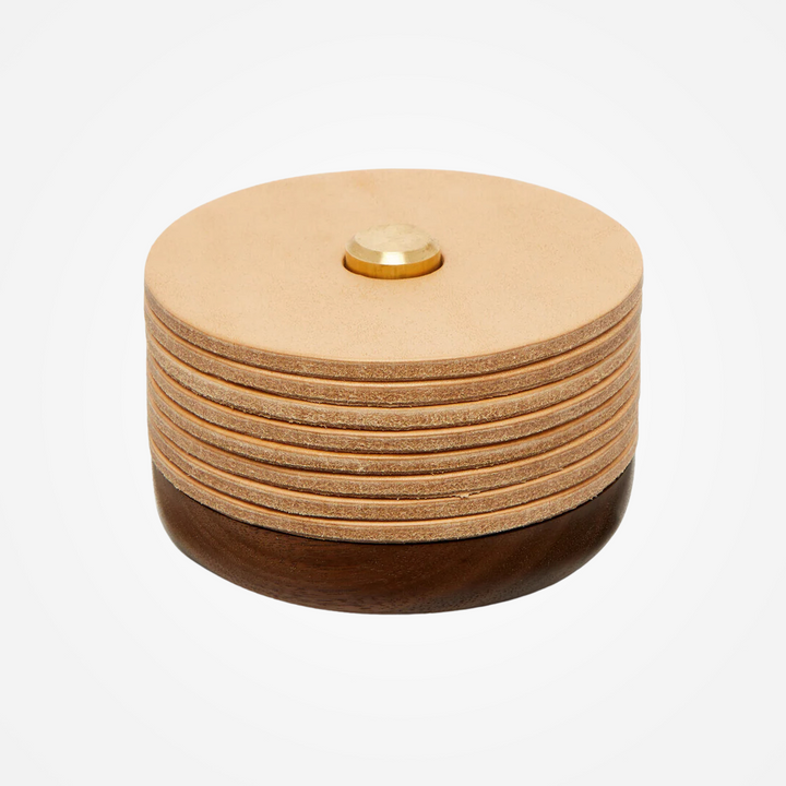 Grape Leather Coasters