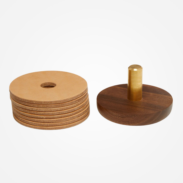 Grape Leather Coasters