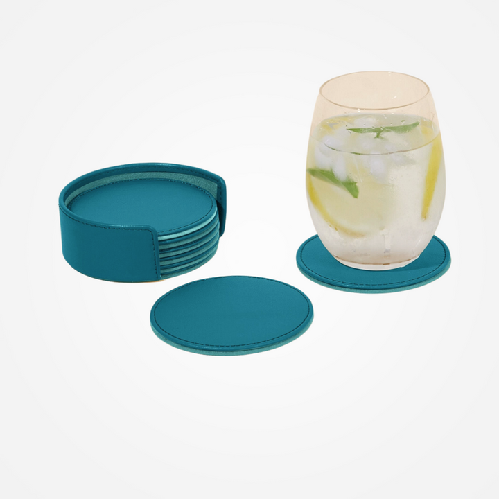 Grape Leather Coasters